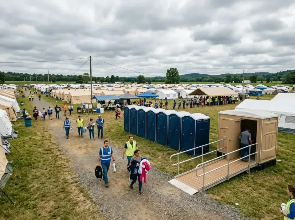 disaster-relief-camp-restrooms-010 — frequently asked questions, Dumpster & Portable Bathrooms Rental in Exeter, CA